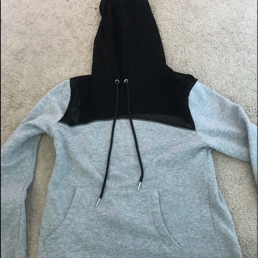 Black and grey sweatshirt